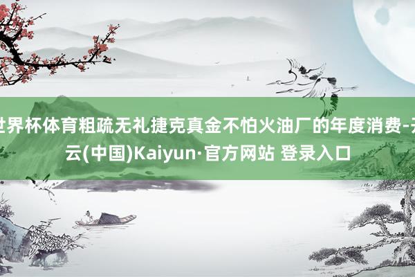 世界杯体育粗疏无礼捷克真金不怕火油厂的年度消费-开云(中国)Kaiyun·官方网站 登录入口